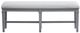 Magnussen Home® Charleston Harbor Gray Dining Bench-2