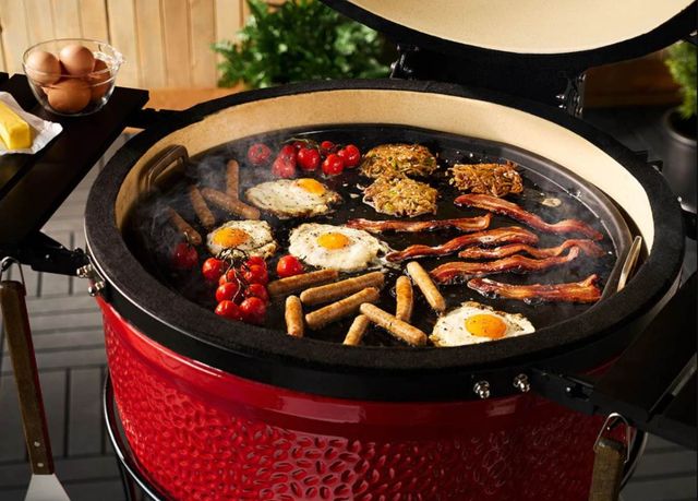 Kamado Joe® Classic Joe® 18" Black Grill Griddle-4