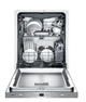 Bosch® 500 Series 24" Built In Dishwasher-Stainless Steel-2