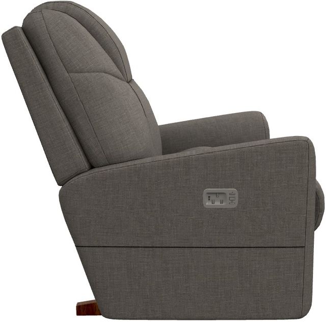 La-Z-Boy® Sparrow Truffle Power Rocking Recliner with Headrest-2