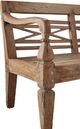 Furniture Classics Brown Antique Plantation Teak Outdoor Bench-5
