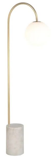 Renwil® Merlot Satin Brass Floor Lamp-1