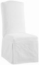 Four Seasons Customizable Parsons Tall Box Pleat Slipcovered Side Chair-0