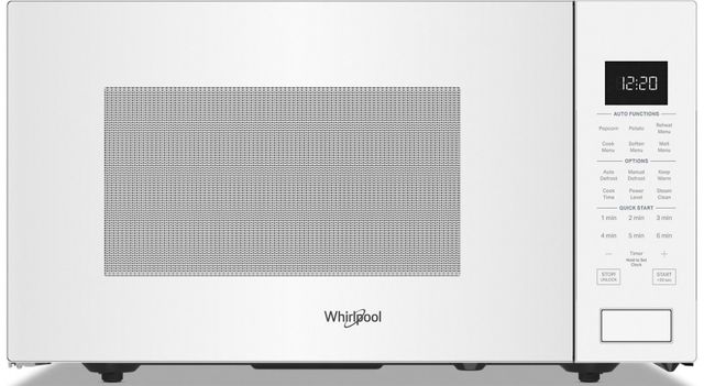Whirlpool® 1.6 Cu. Ft. White Sensor Cooking Countertop Microwave -0