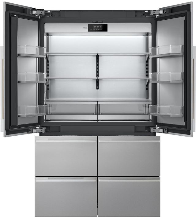 SKS Transitional Series 48" 26 Cu. Ft. Stainless Steel Built-In French Door Refrigerator-1