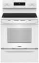 Whirlpool® 30" White Freestanding Electric Range with No Preheat Mode and Steam Clean-0