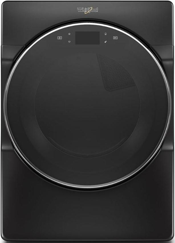 Whirlpool® 7.4 Cu. Ft. Black Shadow Front Load Electric Dryer-0