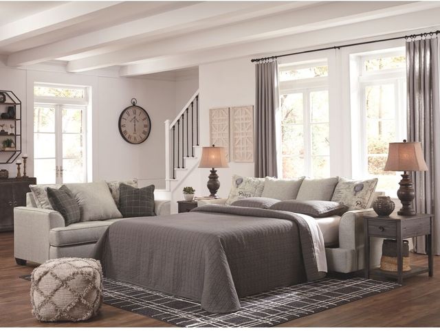 Signature Design by Ashley® Velletri Pewter Queen Sofa Sleeper-2