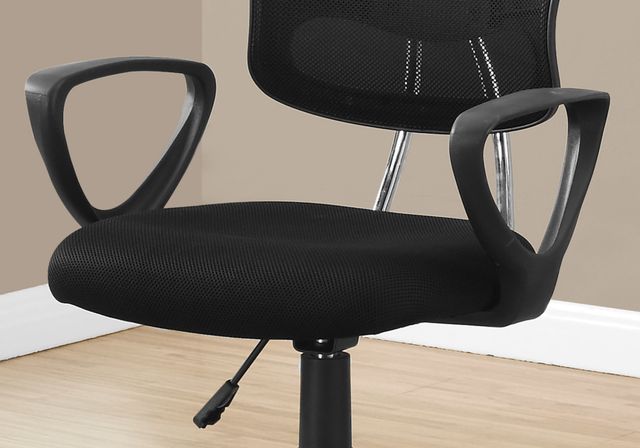 Monarch Specialties Inc. Black Mesh Juvenile Multi Position Office Chair-3