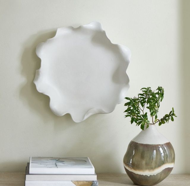 Uttermost® Wave White Indoor-Outdoor Ceramic Crest Bowl-1