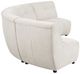 Coaster® Charlotte 5-Piece Ivory Upholstered Curved Modular Sectional Sofa-3
