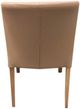 Bermex® Walnut Curved Upholstered Side Chair-1
