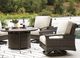 Signature Design by Ashley® Paradise Trail 4-Piece Medium Brown Outdoor Seating Set-4