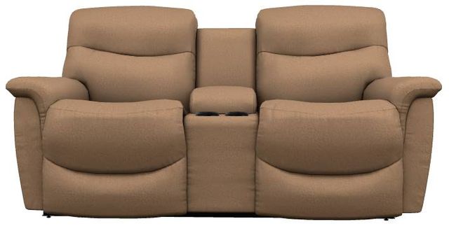 La-Z-Boy® James Silt Power Reclining Loveseat with Headrest and Console-1