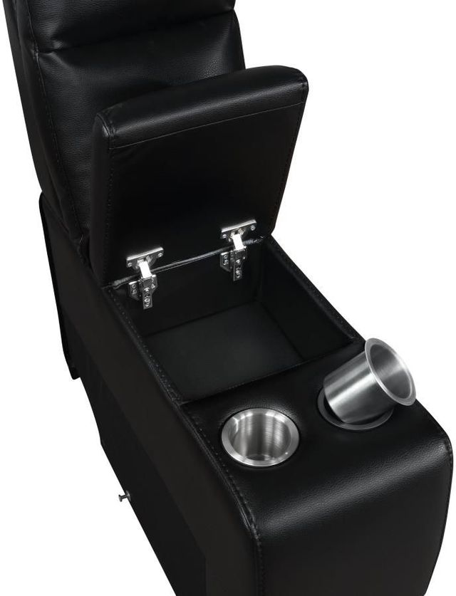 Coaster® Zane 6-Piece Black Theater Seating-3