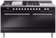 Ilve® Professional Plus II 60" Glossy Black Pro Style Dual Fuel Range-0