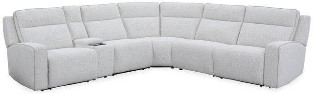 Parker House® Lancaster 6-Piece Fluffy River Rock Power Reclining Sectional-0