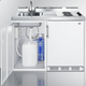 Summit® 48" White All-In-One Kitchenette -0