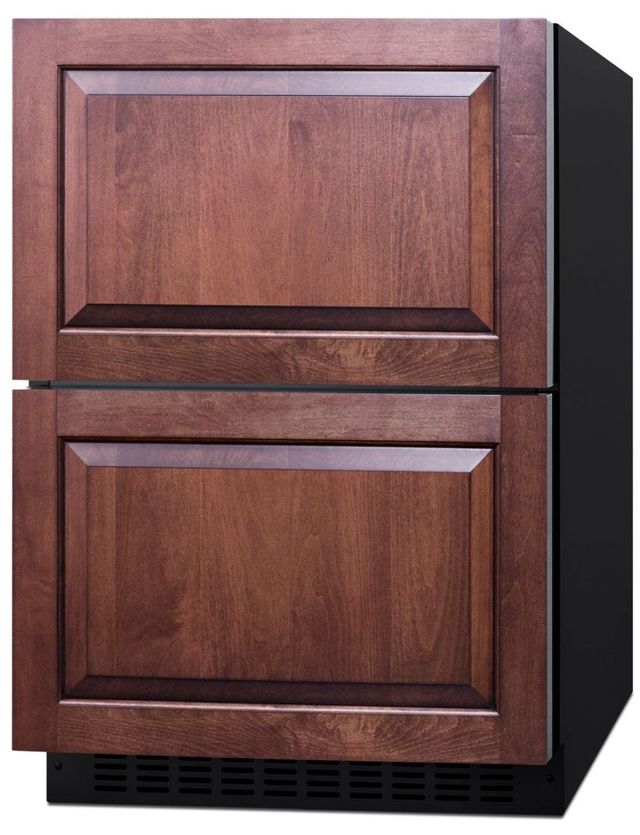 Summit® 24" Custom Panel Ready Refrigerator Drawers-1