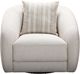 Primo™ International Barksdale Sophy Elly Almond Swivel Chair with Pillow-2