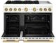 KitchenAid® 48” White Pro-Style Dual Fuel Gas Range with Griddle-1