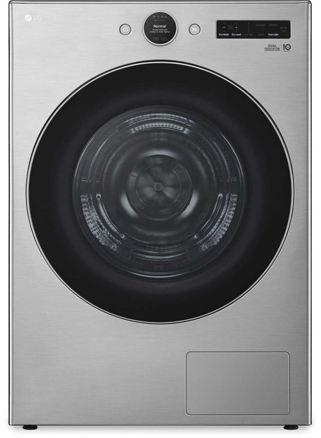LG Graphite Steel Front Load Washer & Electric Dryer Laundry Pair-2
