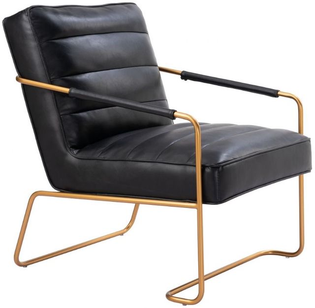 Zuo® Modern Dallas Vintage Black Accent Stationary Chair-0