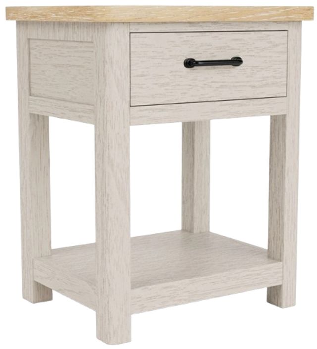 Riverside Furniture Glenndale Aged White/Wheat Nightstand-0