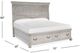 Magnussen Home® Bronwyn Alabaster Queen Panel Storage Bed-2