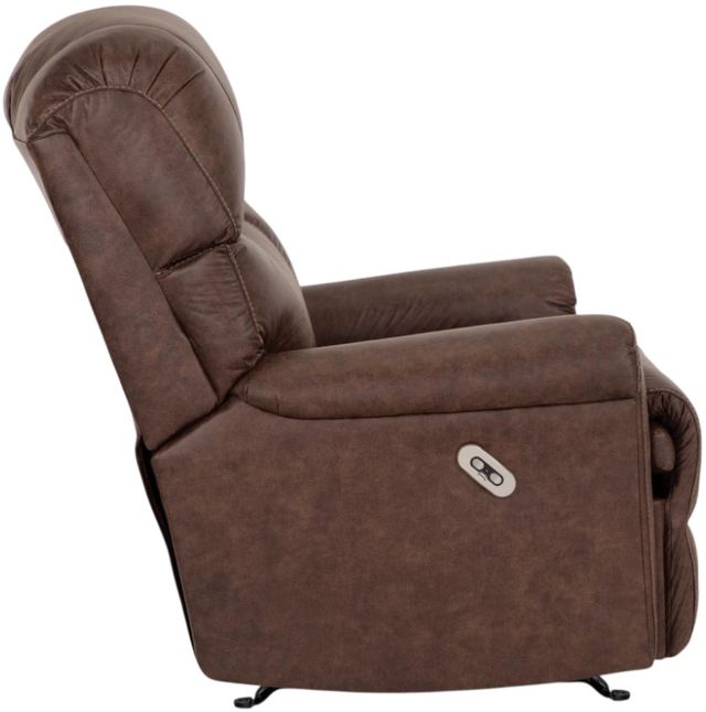 Franklin™ Captain Outlier Walnut Manual Swivel Rocker Recliner-4