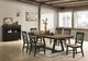 Intercon Harper Brushed Brown/Pecan Trestle Table-1