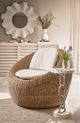Universal Explore Home™ Oasis Sea Pod Woven Slimit Swivel Chair-1