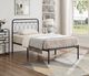 IFDC Black Youth Double Platform Bed-1