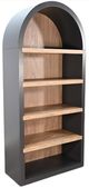 Sunny Designs™ Logan Black Magic/Oak Grove Arched Bookcase-0