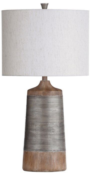 Stylecraft Haverhill Textured Resin Table Lamp-0