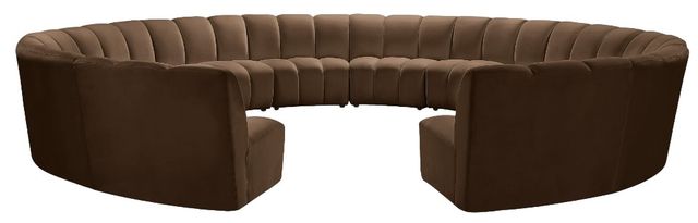 Meridian Furniture Infinity 12-Piece Brown Modular Sectional-1