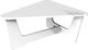 Unwasted® Gather White Plastic Outdoor Accent Table-0