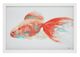 Olliix by Urban Habitat Gilbert Goldfish Orange Frame Art-1