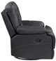 Homelegance® Fabian Dark Gray/Gray Swivel Glider Reclining Chair-3