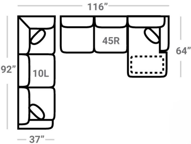 Stanton™ 2-Piece Right-Arm Facing Sectional and Chaise-1