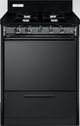 Summit® 24" Black Open Burner Freestanding Gas Range-0