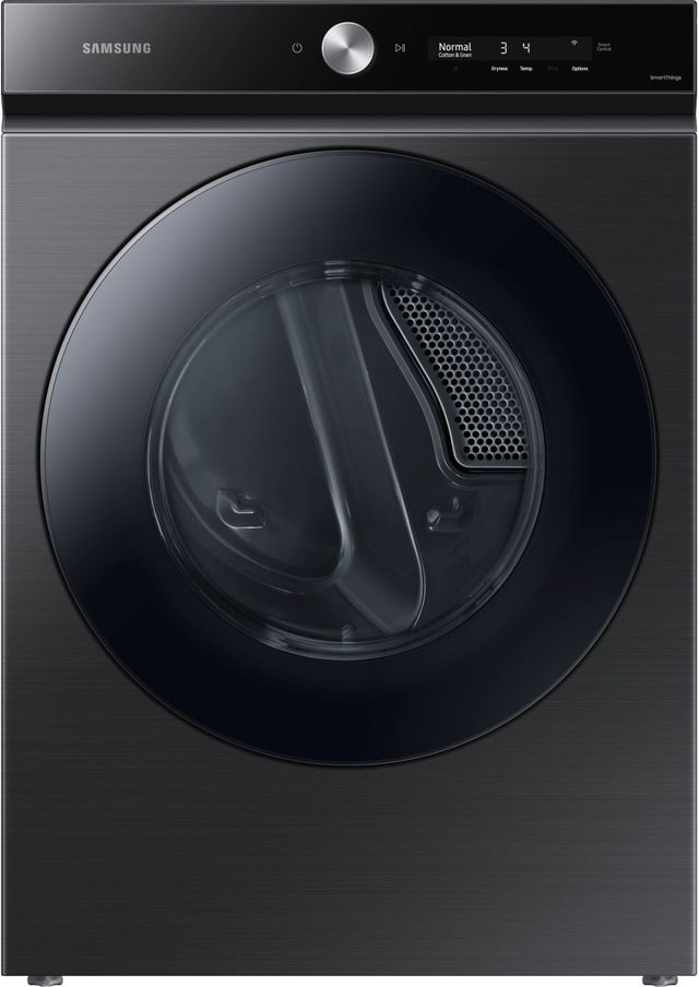 Samsung Bespoke 8700 Series 7.6 Cu. Ft. Brushed Black Front Load Electric Dryer-0