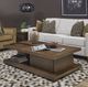 Flexsteel® Athens Brown Coffee Table with Casters-1
