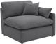 Coaster® Hobson 4-Piece Charcoal Upholstered Modular Sectional-4