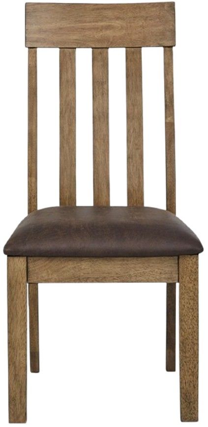 Signature Design by Ashley® Broxtyn Light Brown Upholstered Dining Side Chair-1
