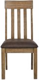 Signature Design by Ashley® Broxtyn Light Brown Upholstered Dining Side Chair-1