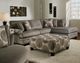 Albany Industries 2-Piece Groovy Smoke Right-Arm Facing Chaise Sectional-5