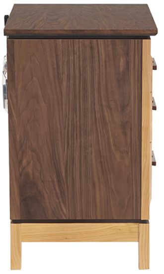 Whittier Wood® Furniture Addison Duet 3-Drawer Nightstand-4