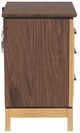 Whittier Wood® Furniture Addison Duet 3-Drawer Nightstand-4