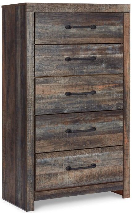 Signature Design by Ashley® Drystan 5-Piece Multi Queen/Full Bookcase Headboard Bedroom Set-4